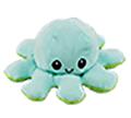 Oktopus Plüsch wendbar Hellblau zu Türkis 40cm Stofftier Kuscheltier Merch Fan 