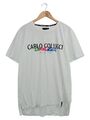 Carlo Colucci T-Shirt XXL Weiß Baumwolle Logo