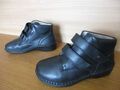 Finn Comfort Prophylaxe 96107 Stiefel Gr.37D Leder Klettverschlüsse schwarz