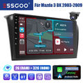 Für Mazda 3 2004-2009 BK Android 12 9" IPS Autoradio GPS Navigation WiFi Carplay