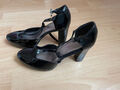 Tamaris High Heel Lack Pumps, Gr. 40, schwarz. Wie neu