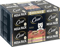 24x150g Cesar Hundefutter Nassfutter Klassik-Terrine Schale 4 Varietäten Mix