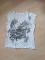 T-Shirt Weiß Gr. L 38/40 von Calvin Klein - Glitzer