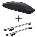 Dachbox G3 Spark + Dachträger G3 Clop airflow für Opel Zafira Tourer C P12 NEU