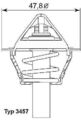 Kühlmittel Thermostat Borgwarner (Wahler) für Mercedes 2002-2018 3457.90D