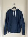 GANT Damen Pullover Gr. M Blau Kapuze Baumwolle Polyester 