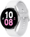 Samsung Galaxy Watch 5 Silver 40mm WiFi SM-R900 Silver Silicon Band, TOP Zustand