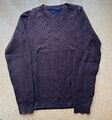 Tommy Hilfiger Pullover mit Zopfmuster, Gr. L, braun