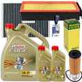 INSPEKTIONSPAKET+7L CASTROL 5W30 ÖL passend für BMW 3er F30 F31 80 4er F32 F83