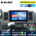 2+64GB Android 14 Autoradio Carplay GPS Für VW T5 Multivan Transporter 2010-2015