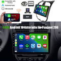 DAB+ Carplay 64GB Android 13 Autoradio GPS Für PEUGEOT 206 206CC 206SW 2001-2016