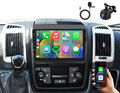 Android 13 Autoradio Carplay GPS BT für Fiat Ducato Peugeot Boxer Citroen Jumper