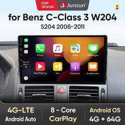 64GB Android13 Autoradio CarPlay DAB+GPS Navi für MercedesC Class W204 S204 WIFI