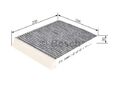 BOSCH 1 987 432 469 Innenraumfilter Filter Pollenfilter für RENAULT