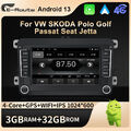 7'' CarPlay Android DAB BT Autoradio GPS für VW Passat Polo Golf 5/6 Tiguan Eos