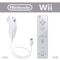 Remote & Nunchuk ORIGINAL Nintendo Wii (weiß) Motion Controller Fernbedienung