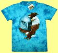 Kinder T-Shirt blau Adler Gr.98/104, 116/122, 134/140 Weißkopf Seeadler Zoo Tier