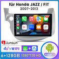 6+128G Carplay Für Honda Fit Jazz 2007-2014 Android13 Autoradio GPS Nav WIFI DAB