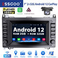 Autoradio Android 12 2+32G Carplay Kamera Für Benz A/B Klasse Sprinter Vito W639