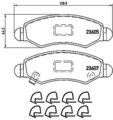 BREMBO Bremsbelagsatz, Scheibenbremse P 79 015 für OPEL SUZUKI SUBARU