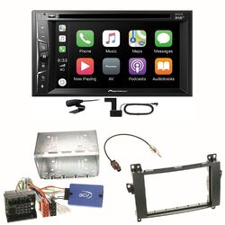 Pioneer AVH-Z3200DAB Carplay Bluetooth DAB Einbauset für Mercedes Vito W447