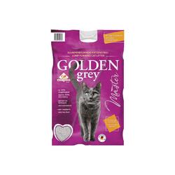 GoldenGrey Katzenstreu 14kg Babypude.+Silikat Master