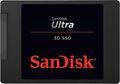 SanDisk Ultra 3D 500 GB interne SSD, 2,5 Zoll, stoßfest, 3D NAND, nCache 2.0, 56