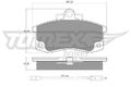 TOMEX Brakes Bremsbelagsatz, Scheibenbremse TX 10-361 für LADA