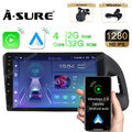 9" 2+32G Android 13 Autoradio Navi Carplay GPS RDS Für Audi Q5 8R 2008-2017 Kam