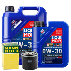 Motoröl 0W30 LIQUI MOLY Synthoil Longtime Plus 6L +MANN Ölfilter