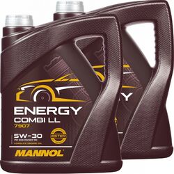 10 LITER MANNOL SAE 5W30 ENERGY COMBI LL MOTORÖL passend für VW 504.00 VW 507.00