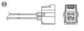 NTK Lambdasonde Sensor Abgassteuerung 91674 für MERCEDES KLASSE W204 Model S204