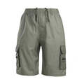 Herren knielange Shorts Bermuda Cargo Pants Vintage Casual Capri Kurze Hose