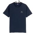 LA MARTINA Marineblau Trikot Rundhals T-Shirt Größe M