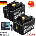 10X 18V 9000mAh Akku Für Makita BL1850 BL1830 BL1860B Led Anzeige/ Ladegerät LOT