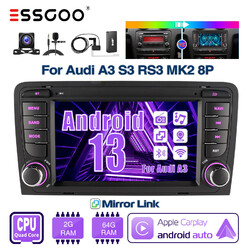 Für Audi A3 8P 03-2013 S3 RS3 DAB+ Autoradio 2+64G Android 13 Carplay GPS Kamera