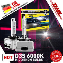 2 x Xenon Brenner D3S Lampe Birnen E-Zulassung für Audi A4 B8 Avant 6000K DHL