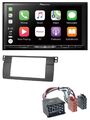 Pioneer 2DIN MP3 USB DAB DVD Bluetooth Autoradio für BMW 3er E46 mit großem Navi