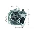 ORIGINAL® Mahle Thermostat, Kühlmittel für Chrysler: PT CRUISER PT CRUISER