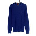 Tommy Hilfiger Herren Marineblau Rundhals Pullover Sweatshirt GRÖSSE S