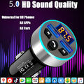 Auto FM Transmitter Kfz Bluetooth Radio Adapter mit DualUSB Ladegerät für Handy~