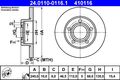 2x ATE Bremsscheibe 24.0110-0116.1 für AUDI 100 C3 Avant 445 446 A8 D2 4D2 4D8