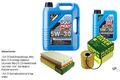 MANN Inspektionspaket 6 L LIQUI MOLY Longtime High Tech 5W-30 für Volvo V70 I