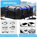 566L Auto Dachbox Dachkoffer Faltbare Dachtasche Reflexstreifen Dachgepäckträger