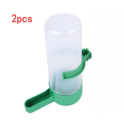 2Pcs Automatischer Futterspender Wasserspender für Vögel Papageien Wellensittich