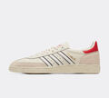 Adidas Original Handball Spezial Schuhe IN Wolke Weiss/Scarlet Leder Turnschuhe