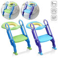 Toilettentrainer mit Treppe für Kinder Lerntöpfchen Toilettensitz Multicolor PU#