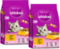 WHISKAS 1+ Adult Trockenfutter für Katzen mit Huhn - Katzenfutter 14 kg