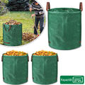 3pcs Gartenabfallsack Faltbar Gartensack Laubsack Schwerlast Rasensack 272 Liter