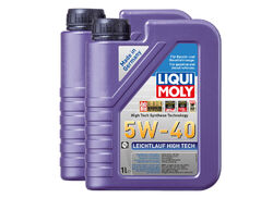Liqui Moly Motoröl Leichtlauf High Tech, 5W-40, 2 Liter - 2x 3863